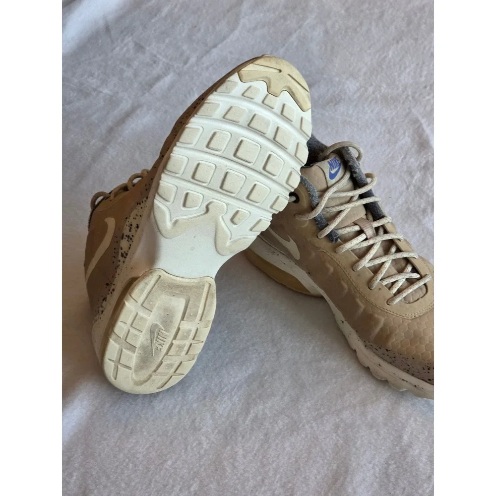 Nike Air Max Invigor Mid Wheat Flax Speckled Sneakers 861661-200 Womens 8.5